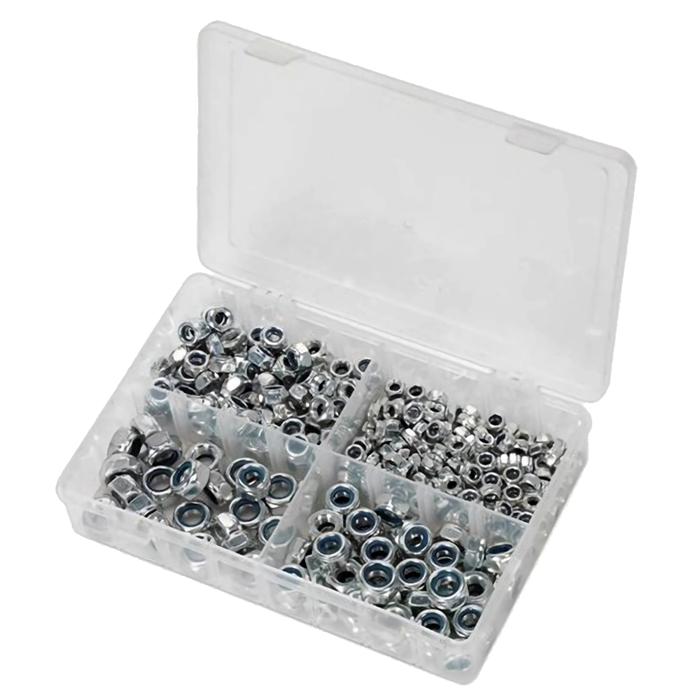 Metric Nylon Insert Locking Nuts Elevator Equipment